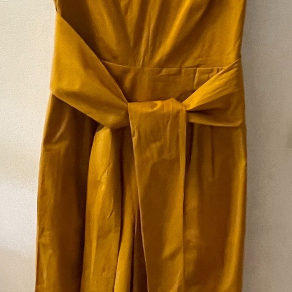 MINT Condition *Rare* J Crew Wrap Jumpsuit, 4, Gold/Mustard - Picture 3 of 10